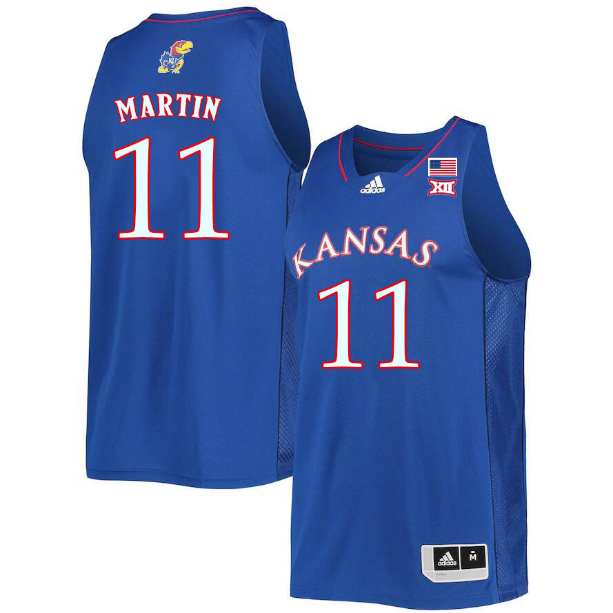 Men #11 Remy Martin Kansas Jayhawks College Basketball Jerseys Sale-Royal